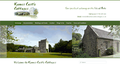 Desktop Screenshot of kamescastlecottages.co.uk